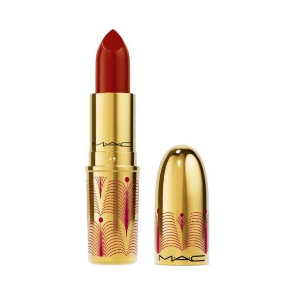 MAC Cosmetics Ajakrúzs Gift of Gold (Frost Lipstick) 3 g Regal Red