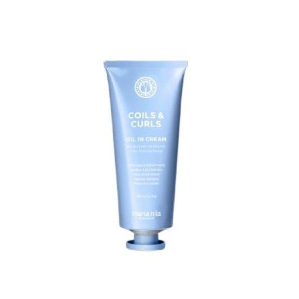 Maria Nila Öblítést nem igénylő krém göndör és hullámos hajra Coils &
Curls (Oil-In-Cream) 100 ml