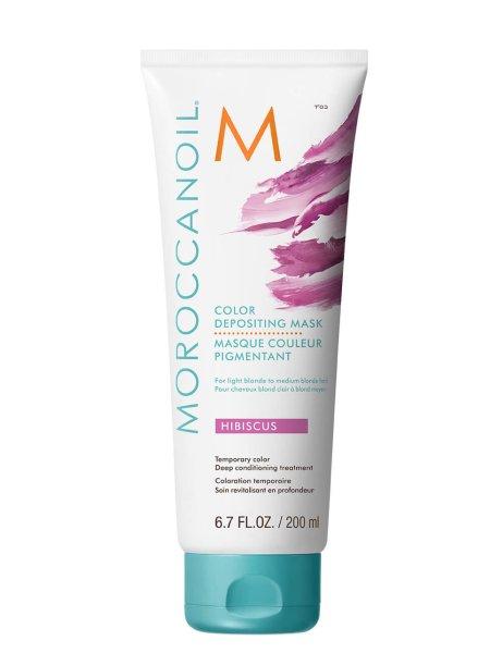 Moroccanoil Tonizáló hajápoló maszka Hibiscus (Color Depositing Mask) 200 ml