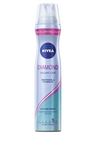 Nivea Ápoló hajlakk a ragyogó fény érdekében Diamond Volume Care (Styling
Spray) 250 ml