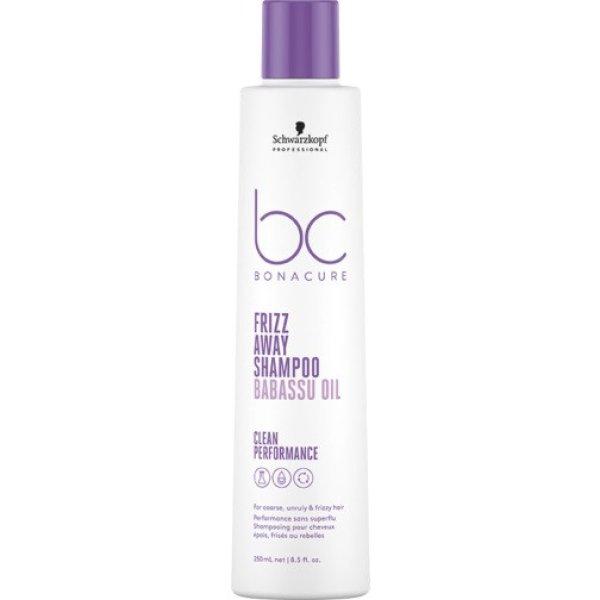 Schwarzkopf Professional Sampon rakoncátlan és kreppes hajra BC Bonacure Frizz
Away (Shampoo) 1000 ml