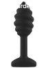 ToyJoy Anal Play Swirl Anal Plug Black