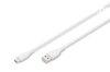 Digitus USB-C Silicone charging cable USB-A to USB-C USB 2.0