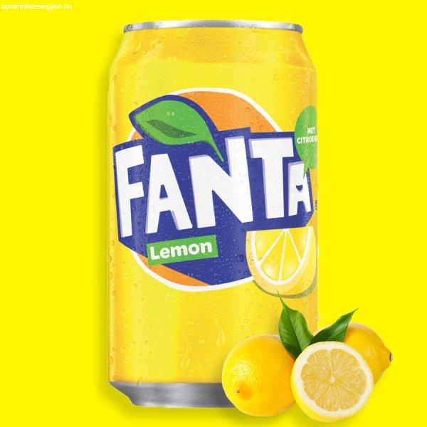 Fanta Lemon citrom ízű szénsavas üdítőital 330ml DRS