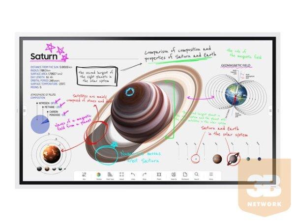 SAMSUNG Flip Pro Digital Flipboard 65inch 4K IR Touch HDMI USB-C USB LAN WiFi
WPA2 Enterprise Bluetooth Tizen 6.5 SoC 2x10W 400x400