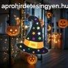 Halloween-i dekorci - boszorknykalap - akaszthat - filc 