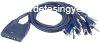 ATEN CS64US 4-Port USB VGA/Audio Cable KVM Switch (0,9m, 1,2