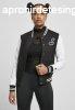 Ladies Starter Sweat College Jacket black/white