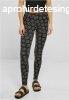 Urban Classics Ladies Soft AOP Leggings blackpeace