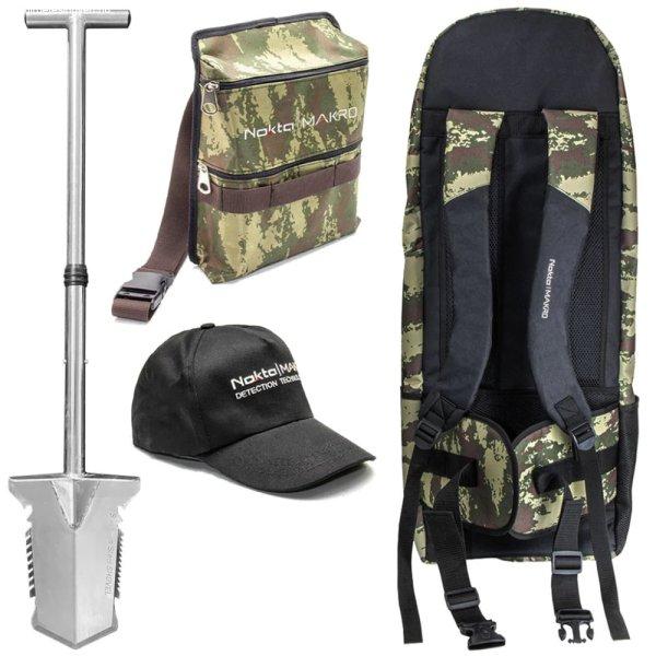 Nokta Makro Adventure Pack szett hátizsákkal, ásóval (Nok-Kieg-17000306)