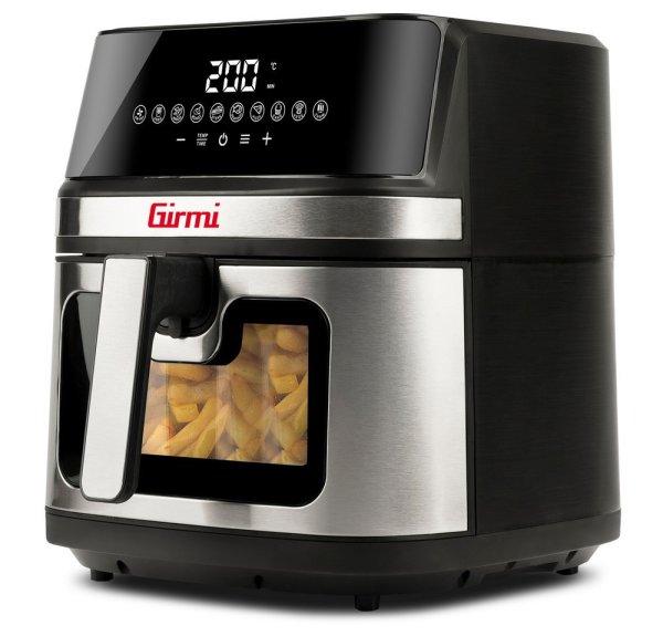 Girmi FG90 Ecofrit Premium forrólevegős sütő – 9 liter, dupla fűtőelem,
10 program, digitális kijelző. Nagy adagok, olaj nélkül, profin!