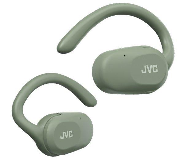JVC HA-NP40T-G-U True Wireless Nearphones – open-ear dizájn, 26 órás
üzemidő, IPX4 védelem, zöld színű