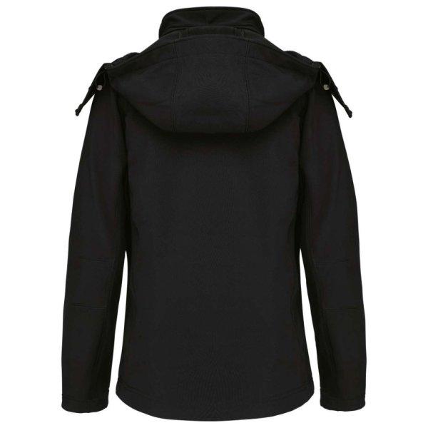 Női kapucnis softshell dzseki, Kariban KA414, Black-3XL