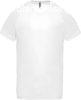 PA476 V-nyak frfi rvid ujj sportpl Proact, White-3XL