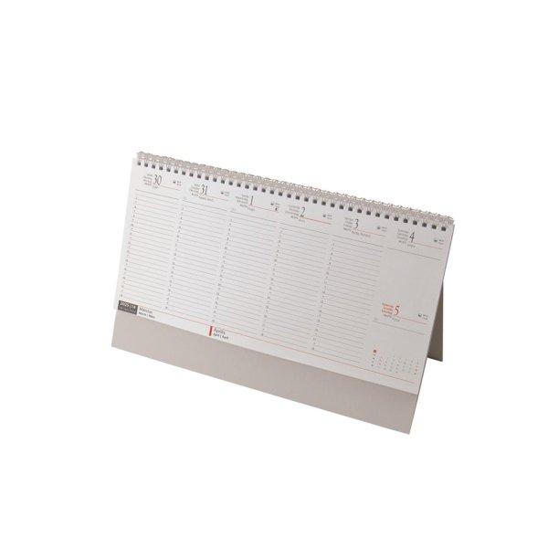 Asztali naptár 320mmx155mm, fehérlapok álló Realsystem 2026.