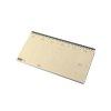 Asztali naptr 320mmx155mm, krmszn lapokkal fekv zld m