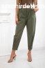 Alul gombos, hromnegyed hossz nadrg, 7048-1 modell, khaki
