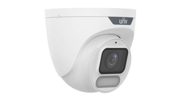 Uniview Easystar Colorhunter 8MP OwlView Wise-ISP turret dómkamera, 4mm fix
objektívvel, mikrofonnal
