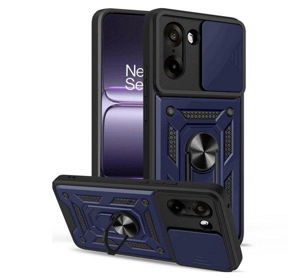 Defender szilikon telefonvédő (ütésállóság, tartógyűrű, kameravédő)
SÖTÉTKÉK OnePlus Nord CE5