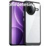 Szilikon telefonvd (tsllsg, tltsz htlap) FEKETE X