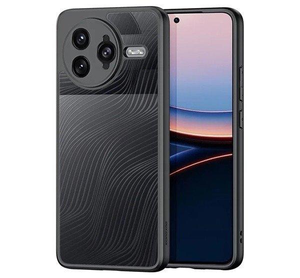 DUX DUCIS AIMO szilikon telefonvédő (ütésállóság, kameravédő, matt,
hullám) FEKETE Xiaomi Poco F7 Ultra