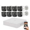 Hikvision 8 megapixeles 8 kamers kamerarendszer 30 mter l