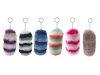 Pompom kulcstart 18x8 cm, tbb flr