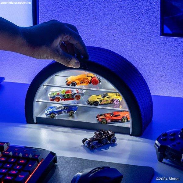 Hot Wheels Tyre Display Case Light világító vitrin