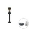 Okos kltri lmpa fekete 50 cm IP44 Wifi-vel ST64 - Gleam