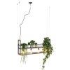 Okos lglmpa rozsdabarna polccal, 4 db Wifi A60 izzval - 