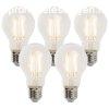 5 db E27-es szablyozhat LED izz kszlet A60 5W 470lm 2700