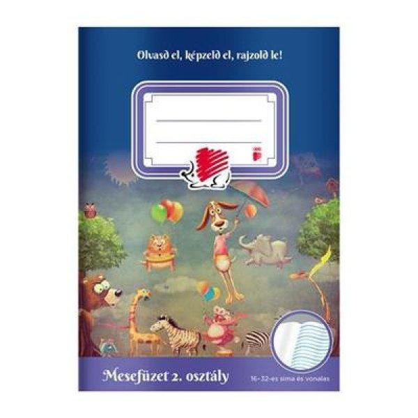 Olvasónapló, tűzött, A5, 32 lap, 2. osztály, ICO "Süni
Mesefüzet"