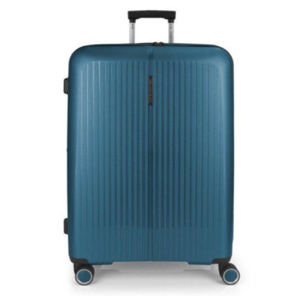 Gabol Brooklyn türkiz bővíthető törhetetlen 20 kg-os feladós gurulós
bőrönd 