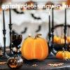 Halloween-i tk dekorci - 16,5 cm - narancssrga - habsziv