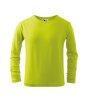 MALFINI Gyerek hossz ujj pl Long Sleeve - Lime | 110 cm 