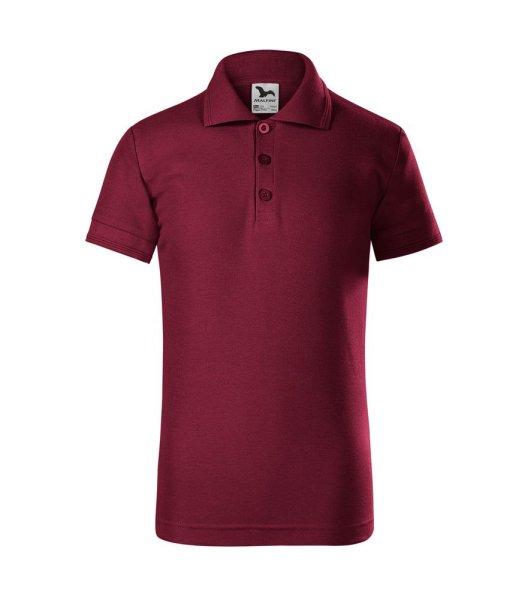 MALFINI Gyerek galléros póló Pique Polo - Garnet | 146 cm (10 éves)