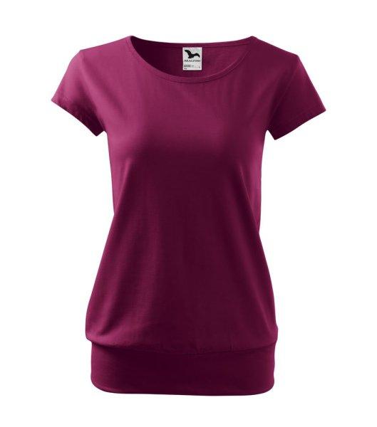 MALFINI City Női póló - Fuksziaszín | 2XL