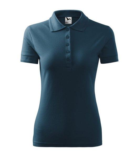 MALFINI Női galléros póló Pique Polo - Tengerészkék | XL