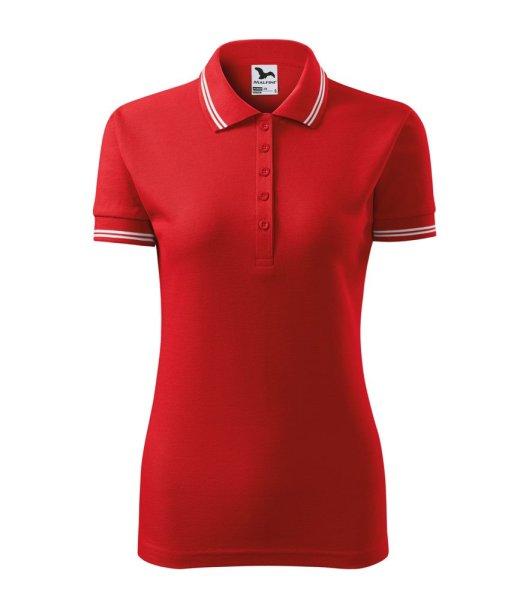 MALFINI Női galléros póló Urban - Piros | 2XL