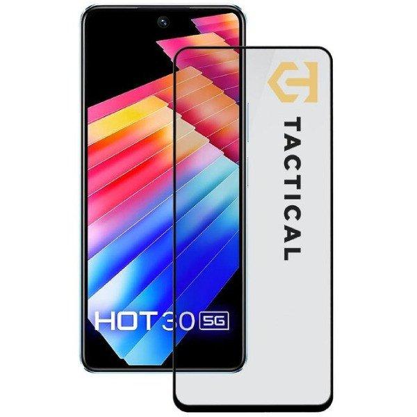 Tactical Shield 5D védőüveg Infinix Hot 30 5G számára, fekete