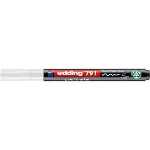 Lakkmarker, 1-2 mm, PCR, EDDING "791", fehér
