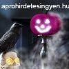 Halloween-i RGB LED dekor - habszivacs tk - lila - 11 cm