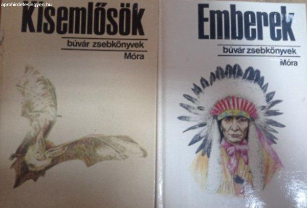 2 db búvár zsebkönyv: Emberek, Kisemlősök - Schmidt-Gémes, Hankó
Ildikó-Lacza Márta