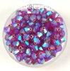 Preciosa bicone gyngy - Fuchsia AB 2X - 6mm