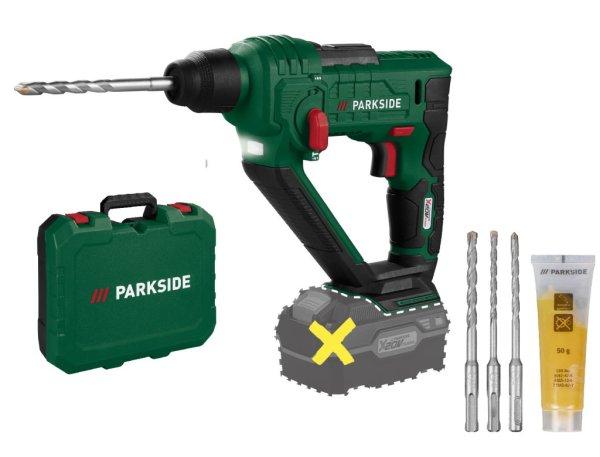 ParkSide PABH 20-Li D4 SOLO SDS Plus tokmányos X20V akkus, 20V akkumulátoros
fúrókalapács, ütvefúró, fúrógép, akku és töltő nélkül