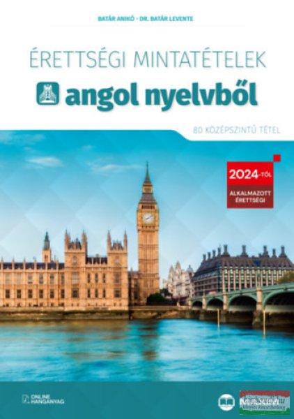 Érettségi mintatételek angol nyelvből - online hanganyag - 80 középszintű
tétel