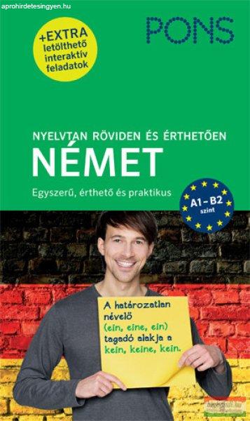 PONS Nyelvtan röviden és érthetően – Német - extra letölthető
interaktív feladatokkal