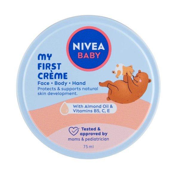 Nivea Arc, test és kézkrém gyerekeknek Baby (Face, Body and Hand Cream) 75 ml