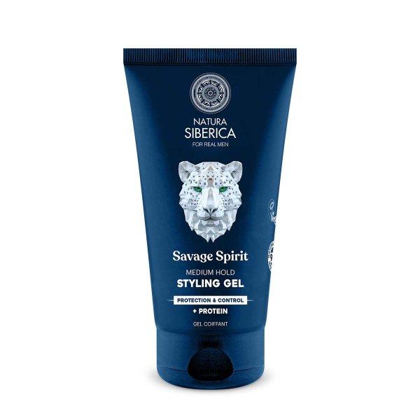 Natura Siberica Hajformázó gél közepes tartással Savage Spirit (Styling
Gel) 150 ml