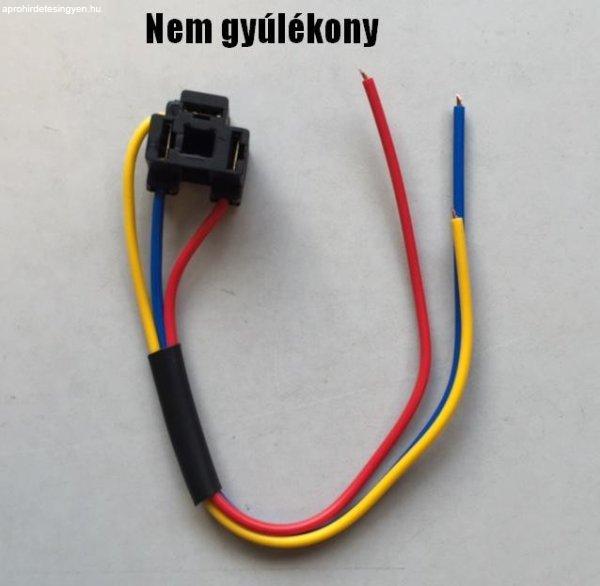 H4 kerámia izzófoglalat hőálló vezetékkel